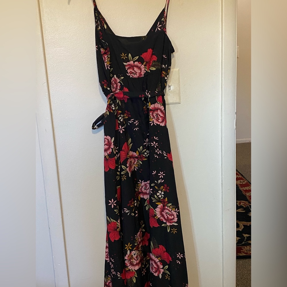 floral maxi dress